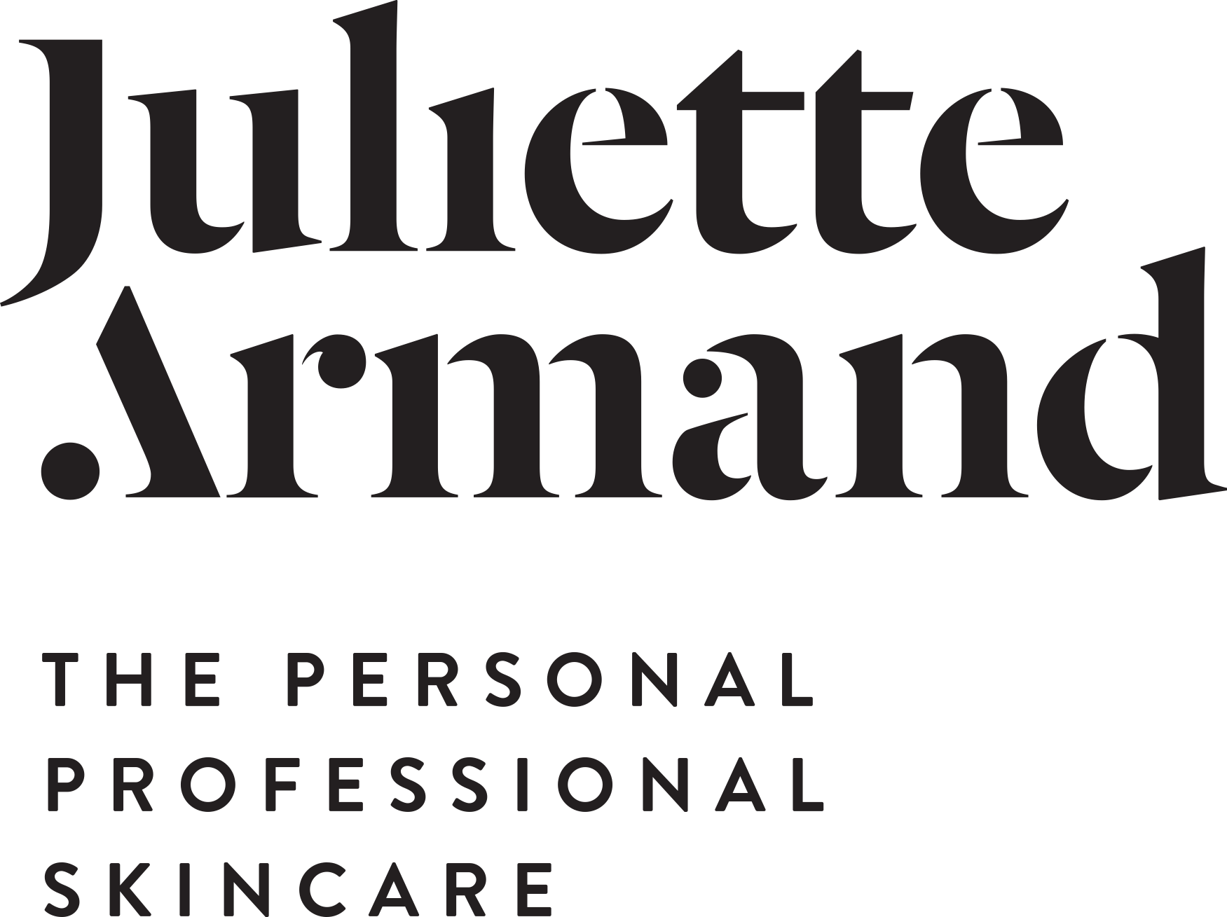 JA Logo in Two Lines with Tagline - Juliette Armand